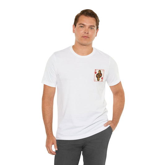 Queen of Hearts BiBi T-Shirt - Vintage Royal Playing Card Graphic Tee - Unisex