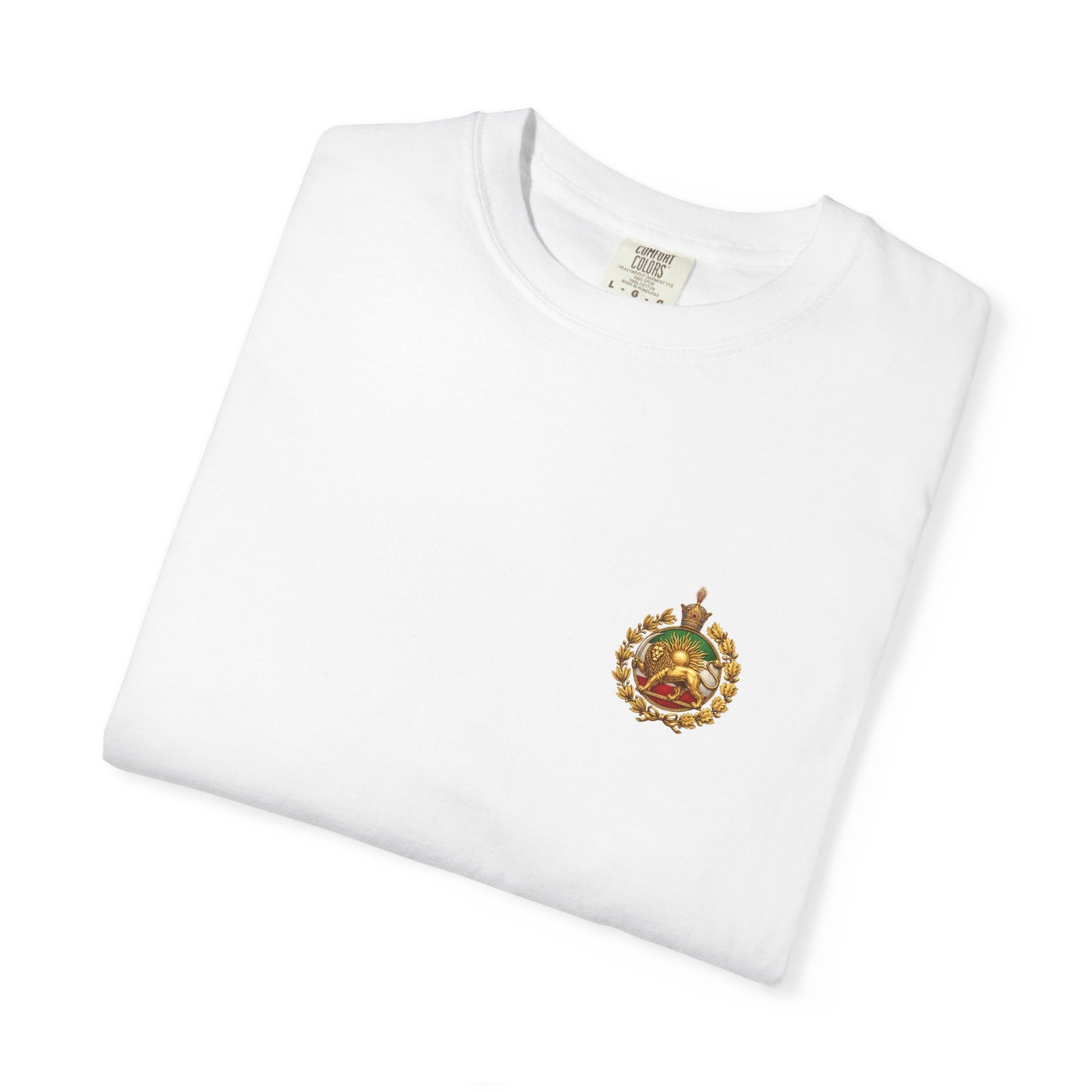 Lion and Sun T-Shirt - Shiro Khorshid Tee - Persian Iran Flag Unisex Shirt