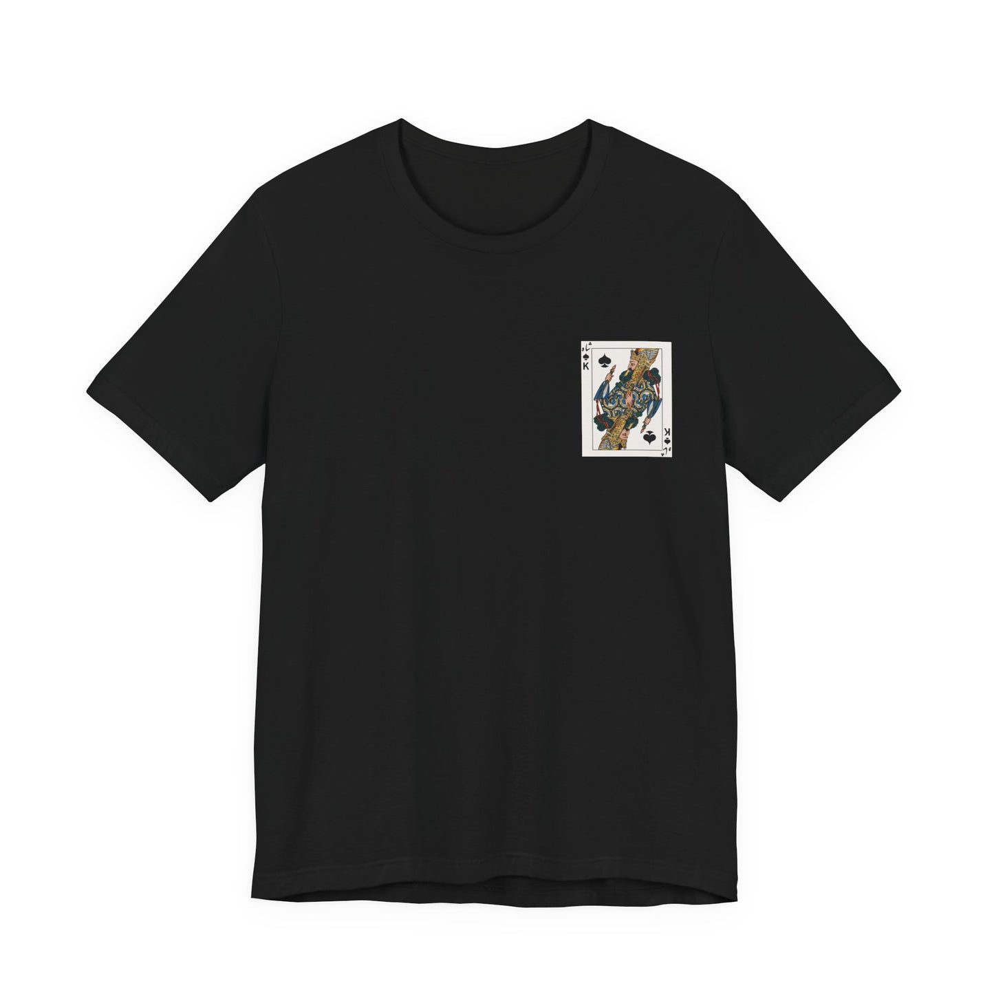 King of Spades T-Shirt - Vintage Playing Card Graphic Tee - Unisex