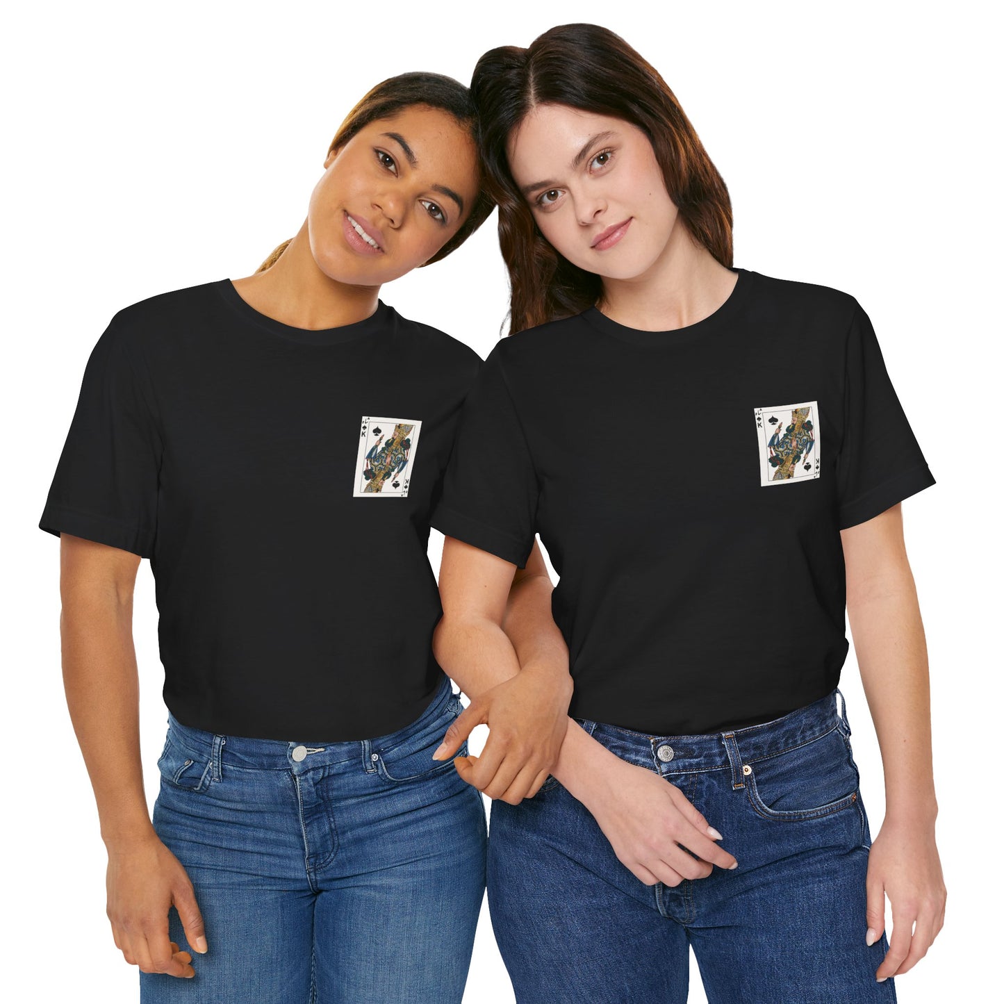 King of Spades T-Shirt - Vintage Playing Card Graphic Tee - Unisex