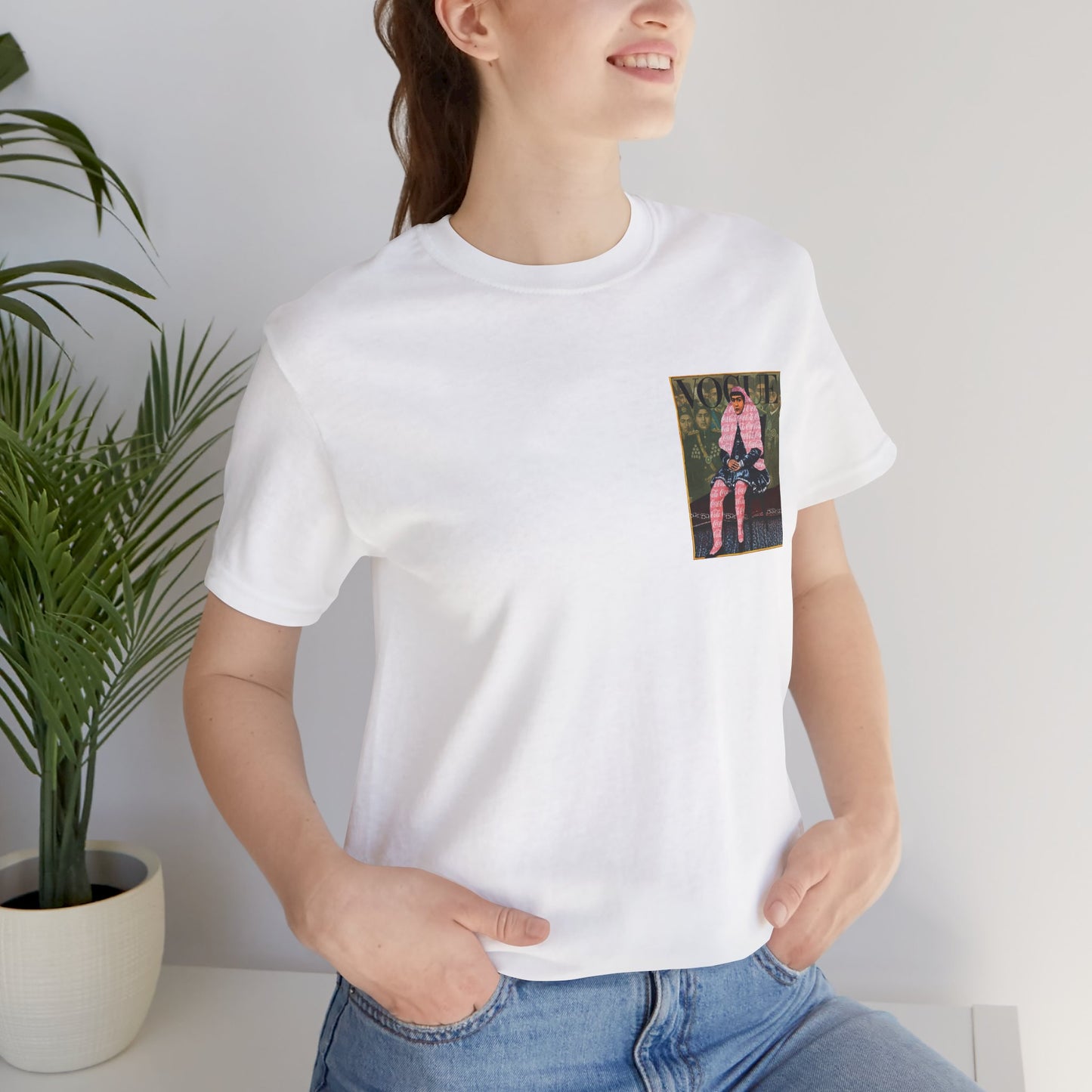 The Pink Veil Qajar T-Shirt - Pop Art Tee - Unisex