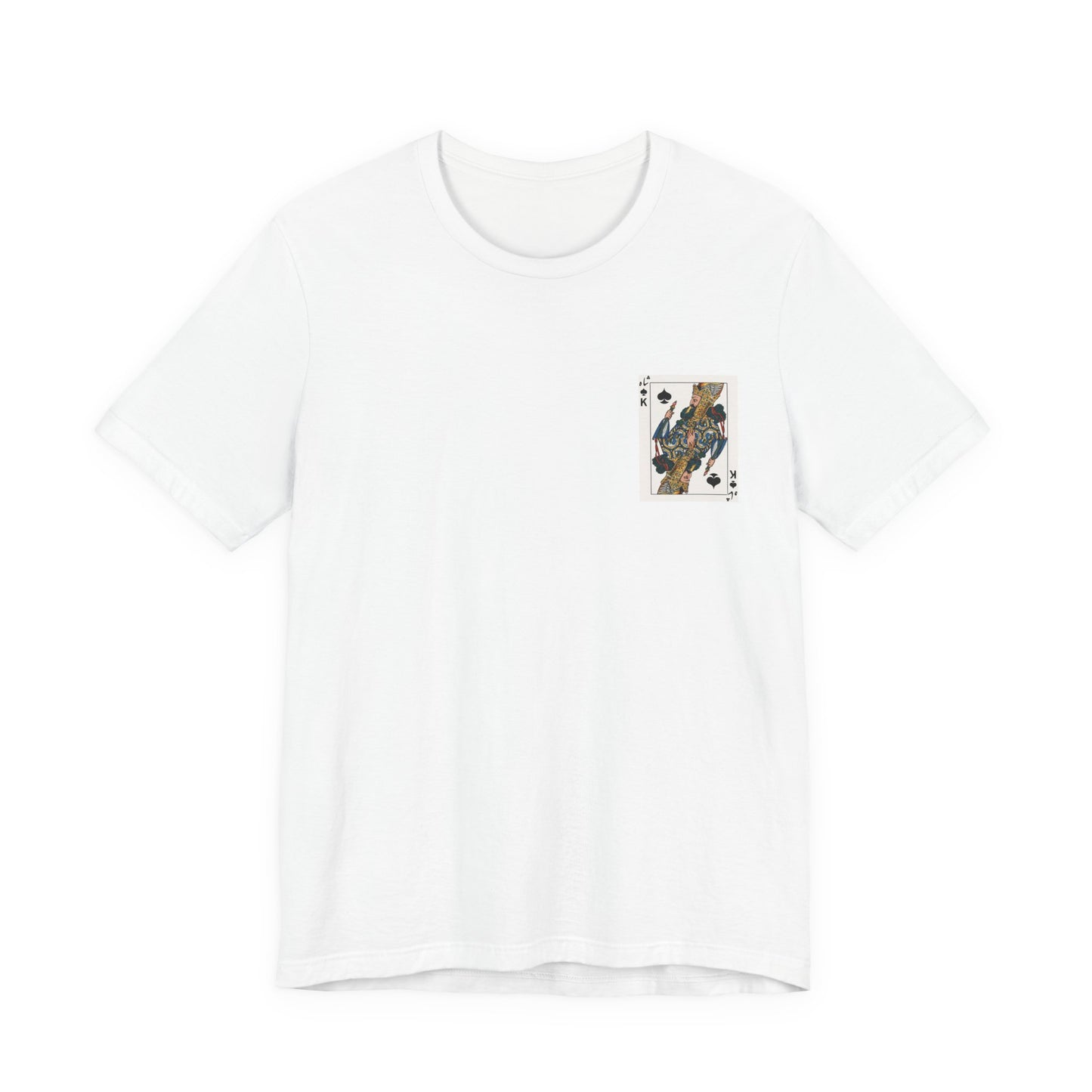 King of Spades T-Shirt - Vintage Playing Card Graphic Tee - Unisex