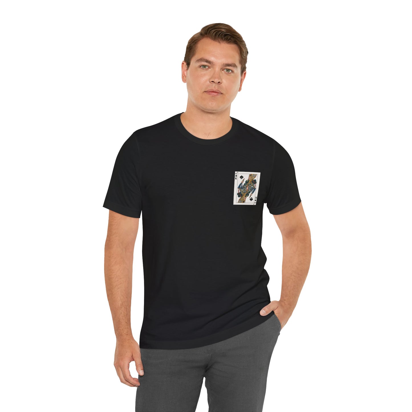 King of Spades T-Shirt - Vintage Playing Card Graphic Tee - Unisex