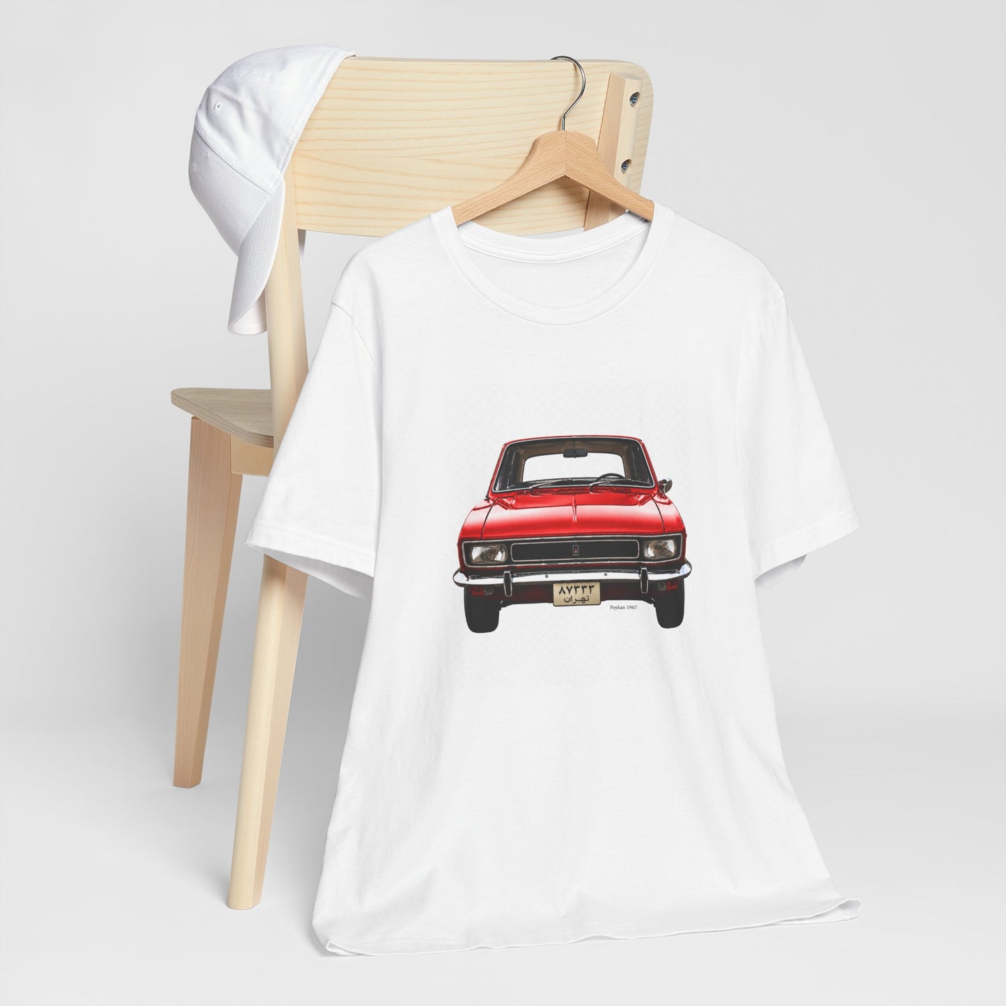 Vintage Peykan T-Shirt - Persian Classic Automobile Graphic Tee - Unisex Retro Car