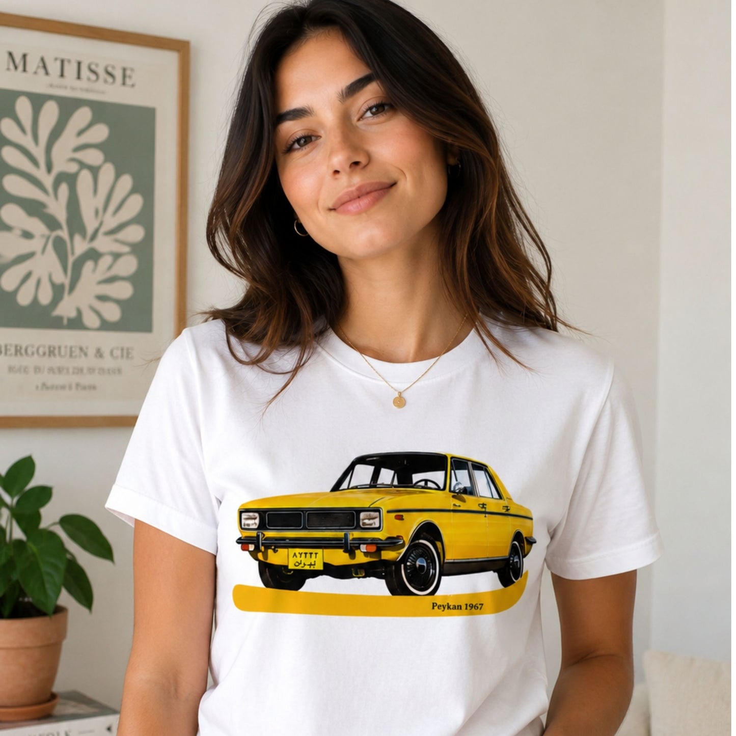 Peykan (Paykan) Classic Car - Vintage Graphic T-shirt