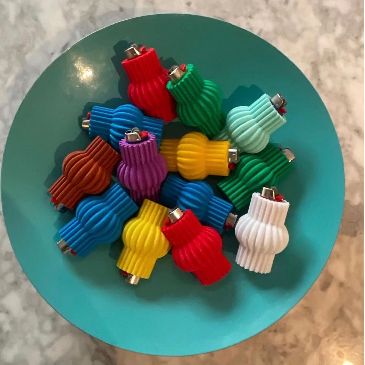 colorful ribbed silicon cases