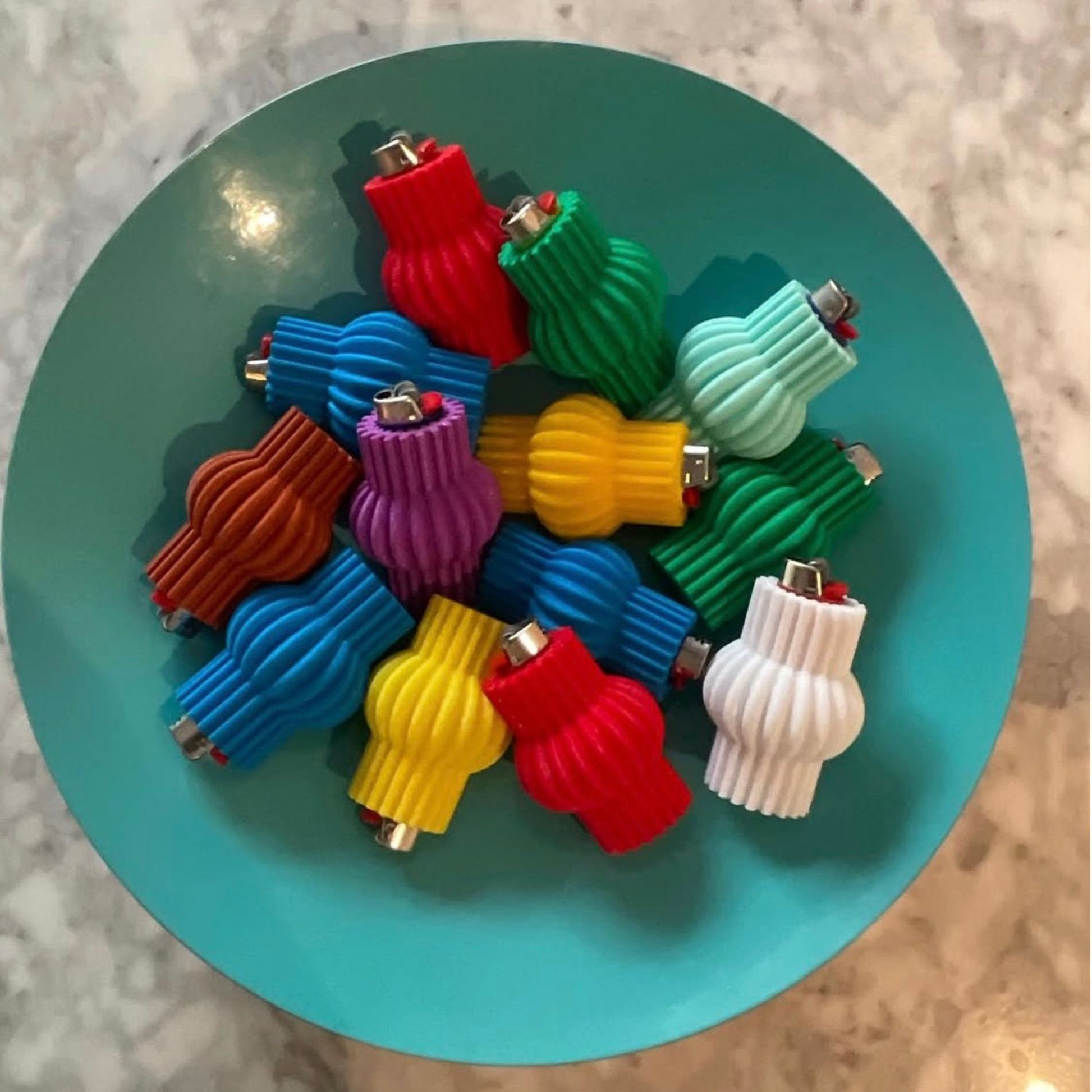 colorful ribbed silicon cases