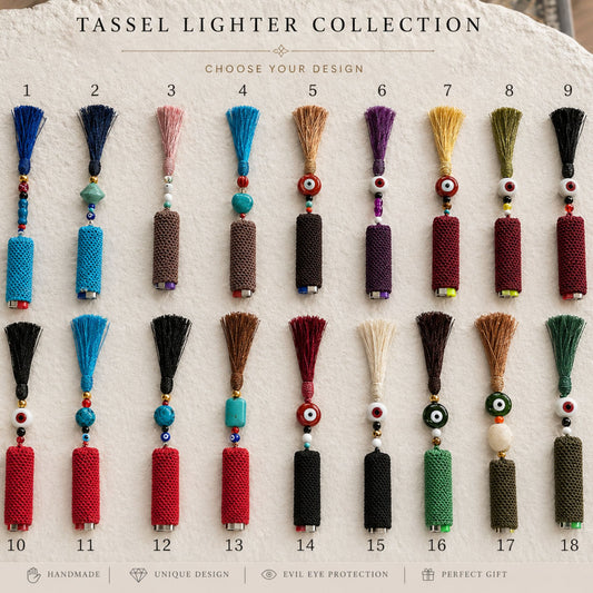 Tassel collection with various designs and beeds